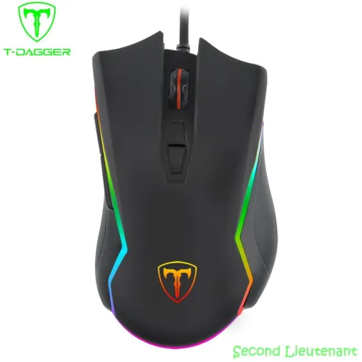 T-DAGGER Second Lieutenant Gaming Mouse RGB 8000 Dpi (T-TGM300